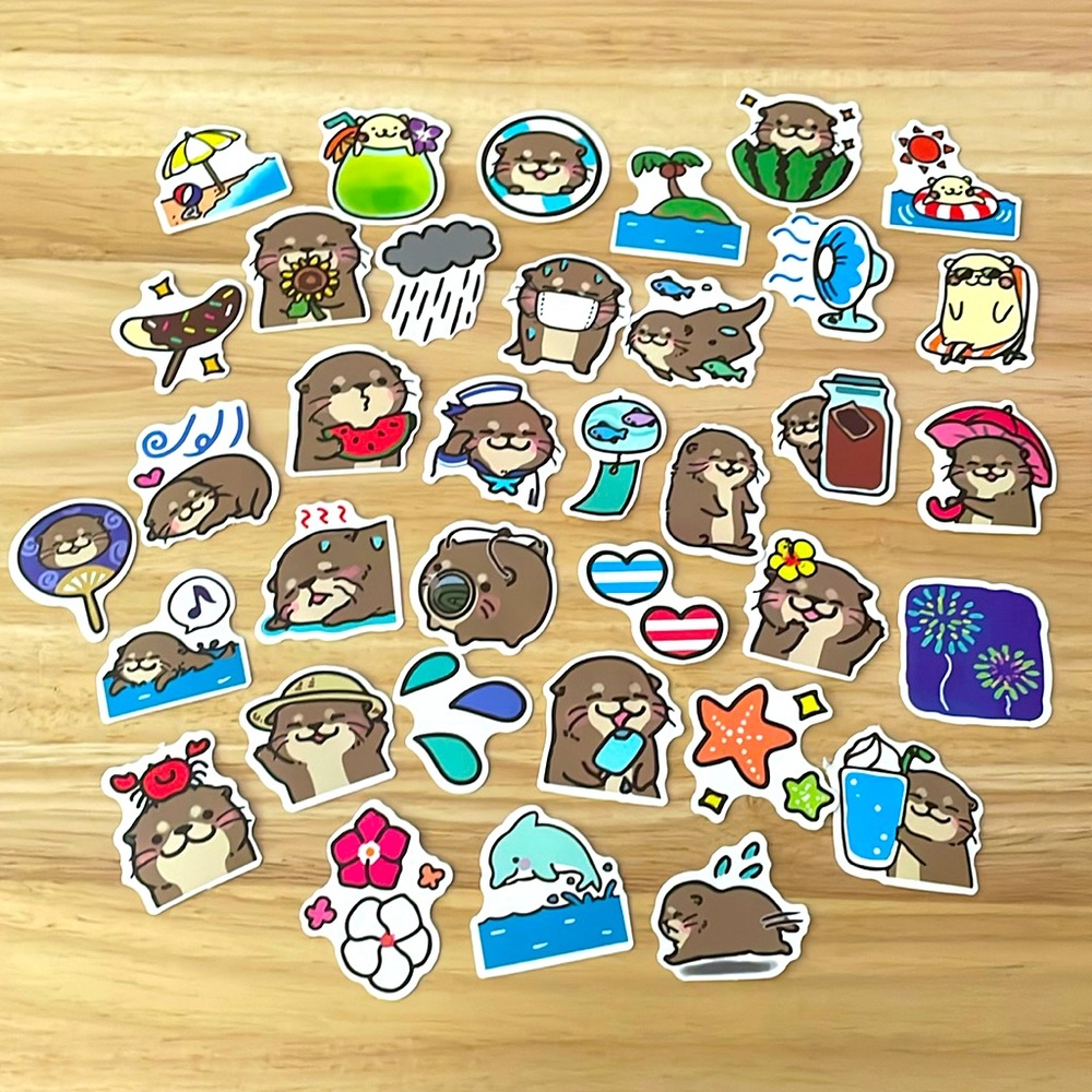 Adorable Otter Sticker Pack